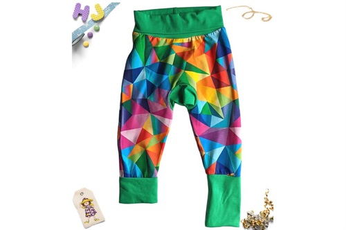 Buy Age 1-4 Grow with Me Pants Acute Rainbow now using this page